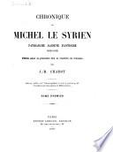 Chronique de Michel le Syrien, Patriarche Jacobite d'Antioche (1166-1199): Translation