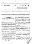 Chronique de Paris