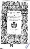 Chronique de Savoye