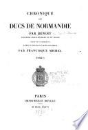 Chronique des ducs de Normandie