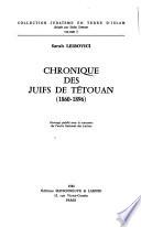 Chronique des juifs de Tétouan