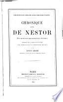 Chronique dite de Nestor