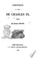 Chronique du temps de charles 9. 1572 par Prosper Mérimée