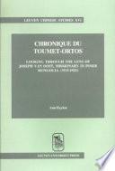 Chronique Du Toumet-Ortos