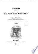 Chronique rimée de Philippe Mouskes