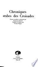Chroniques arabes des Croisades