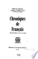 Chroniques de français