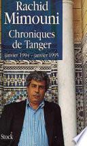 Chroniques de Tanger