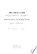 Chroniques du désastre