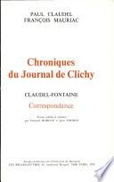 Chroniques du Journal de Vichy - Claudel-Fontaine
