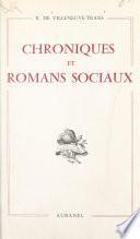 Chroniques et romans sociaux