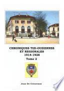 Chroniques tizi-ouziennes et regionales, 1914-1928