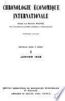 Chronologie économique internationale