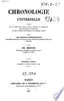 Chronologie universelle