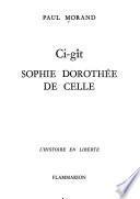 Ci-gît Sophie Dorothée de Celle
