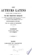 Cicéron. Discours contre Verrès sur les supplices. (Expliqué littéralement et annoté par M. O. Dupont. Traduction de P. C. B. Gueroult.).