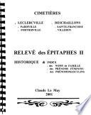 Cimetières Leclercville, Deschaillons, Parisville, Sainte-Françoise, Fortierville, Villeroy