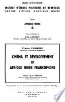 Cinéma et développement en Afrique noire francophone