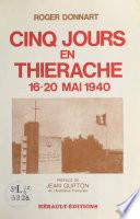 Cinq jours en Thiérache, 16-20 mai 1940