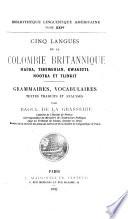 Cinq langues de la Colombie britannique