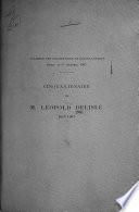 Cinquantenaire de Léopold Delisle, 1857-1907