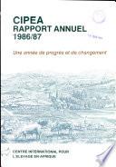 CIPEA Rapport Annuel 1986/87