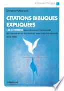 Citations bibliques expliquées