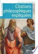 Citations philosophiques expliquées