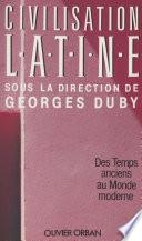 Civilisation latine