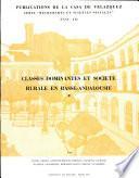 Clases dominantes et societe rurale en basse Andalousie