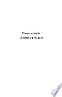 Classer les récits