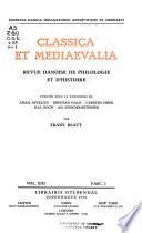 Classica Et Mediaevalia
