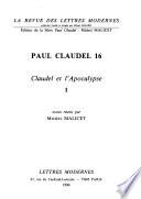 Claudel et l'apocalypse