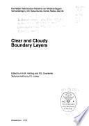 Clear and Cloudy Boundary Layers