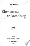 Clemenceau et Rosenberg
