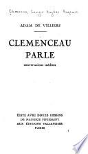 Clemenceau parle