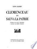Clemenceau qui sauva la patrie