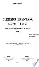 Clemens Brentano, 1778-1842