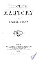 Clotilde Martory par Hector Malot