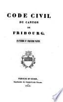 Code civil du canton de Fribourg