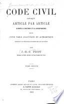 Code civil, expliqué article par article d'après la doctrine et la jurisprudence