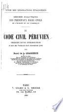 Code civil péruvien