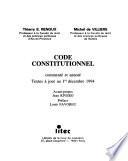 Code constitutionnel