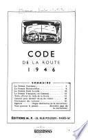Code de la route, 1946 ...