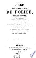 Code des commissaires de police