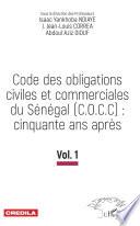 Code des obligations civiles et commerciales du Sénégal (C.O.C.C.)