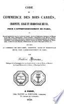 Code du commerce des bois carrés