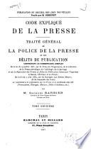 Code expliqué de la presse