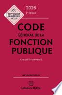 Code général de la fonction publique 2026 5ed - Annoté et commenté