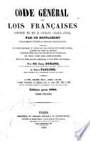 Code général des lois françaises